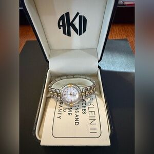 Anne Klein Gold and Silver Women's Watch